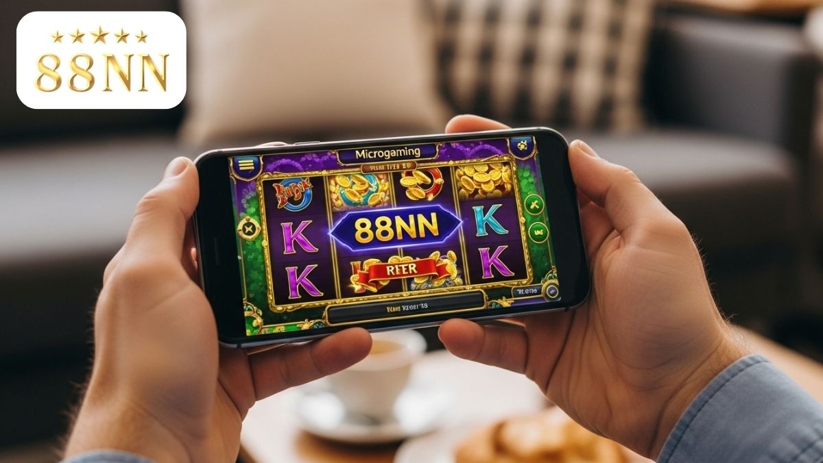Chơi game MG Điện Tử mọi lúc, mọi nơi với ứng dụng 88NN trên di động! Trải nghiệm mượt mà, tiện lợi, không gián đoạn.