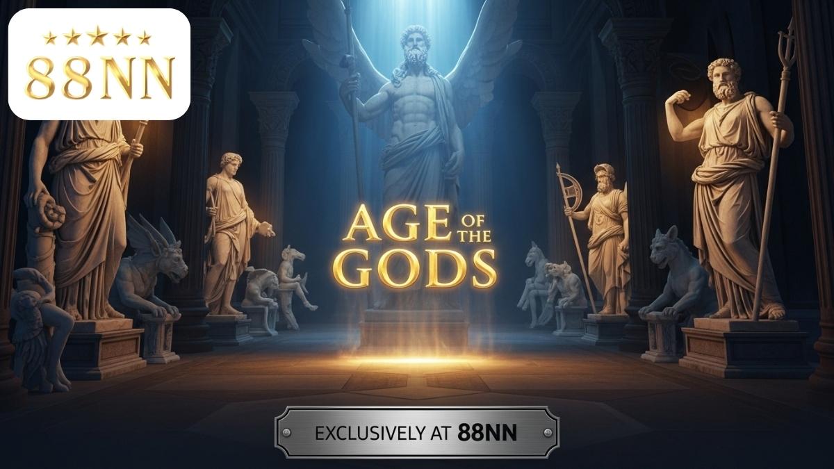 Trải nghiệm các siêu phẩm nổ hũ toàn cầu như Age of the Gods, nơi mỗi vòng quay là một huyền thoại. Độc quyền tại sảnh game Playtech 88NN.