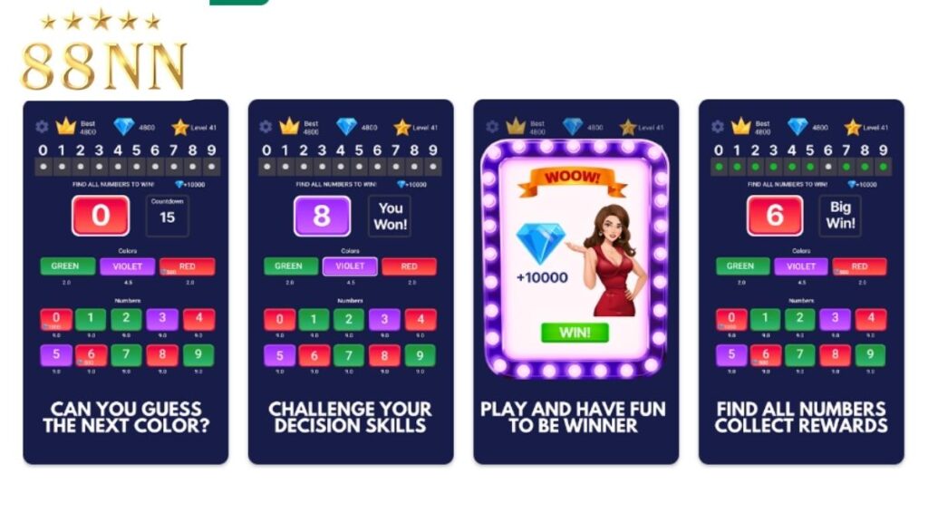Game Color Prediction tại 88nn